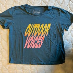 Outdoor Voices Crop Tee